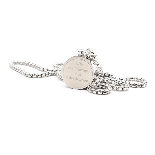 Mini Pocket Compass Necklace - Survival Compass For Camping Hiking Men & Women