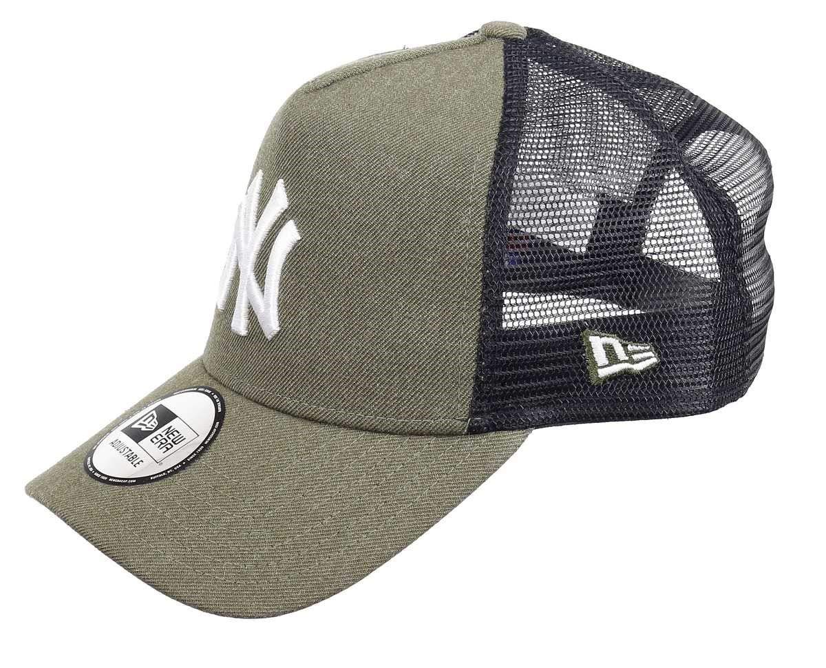 New Era New York Yankees Seasonal Heather A-Frame Adjustable Trucker Cap