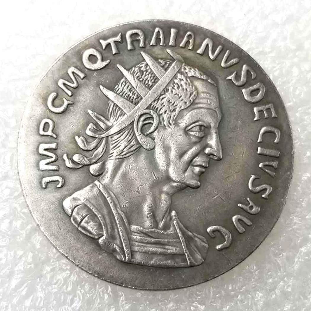 LKTingBax Rare roman Old coin - Philosopher King - Roman Empire Coin - Roman Coinage -Lucky Commemorative Coin-Uncirculated Hobo Nickel Coin Type Making Life Easier