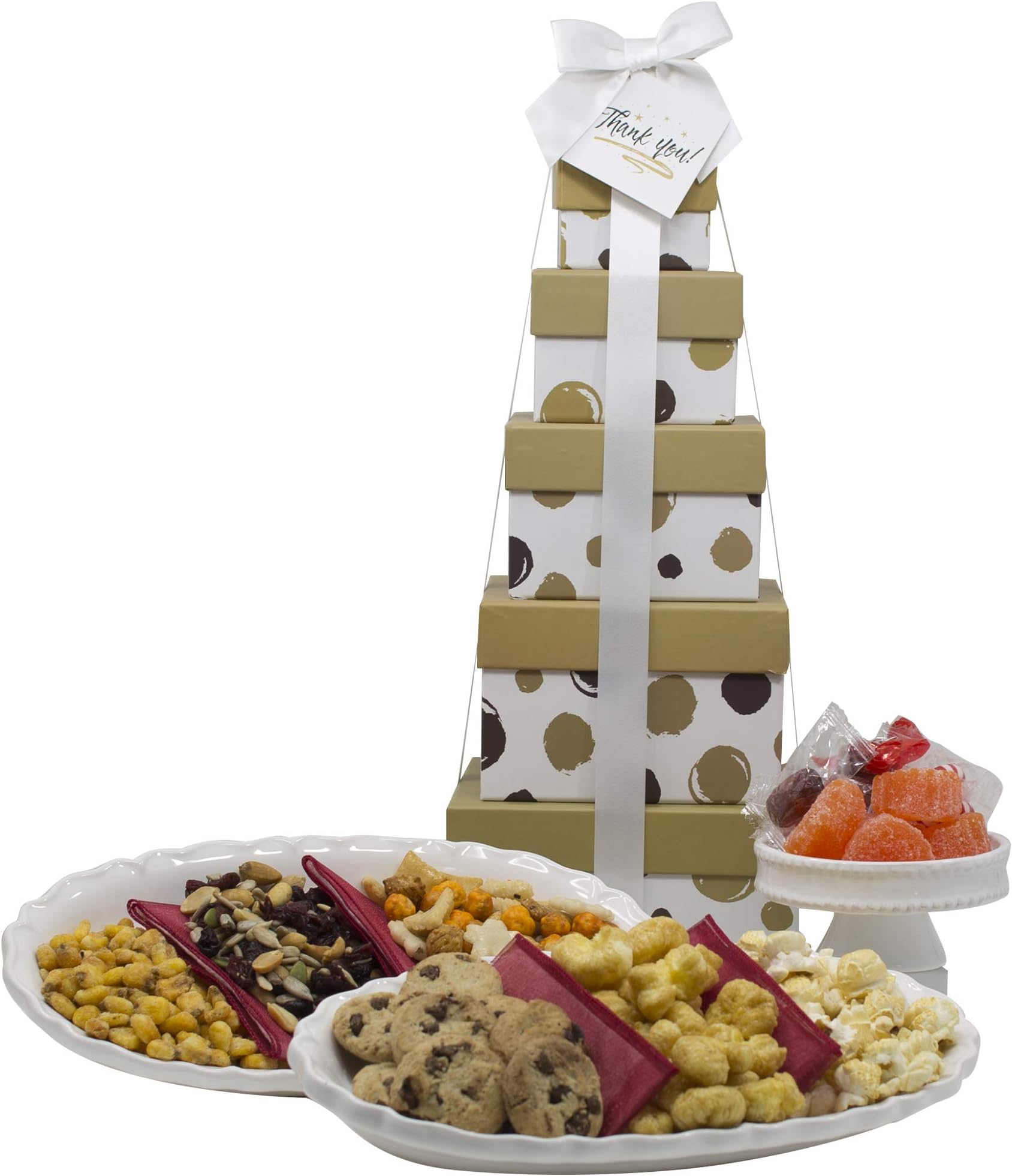 Christmas Gift Basket Box Tower - 5 Tier