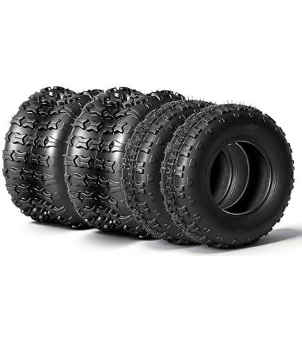 Amazon.com: SunF 21x7-10 Front & 20x10-9 Rear ATV UTV Knobby Sport
