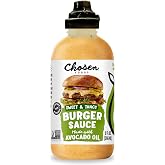 Chosen Foods Burger Sauce, for Hamburgers, Sandwiches, Nuggets, Wings, Fries, and More 9 floz