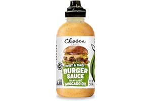 Chosen Foods Burger Sauce, for Hamburgers, Sandwiches, Nuggets, Wings, Fries, and More 266ml