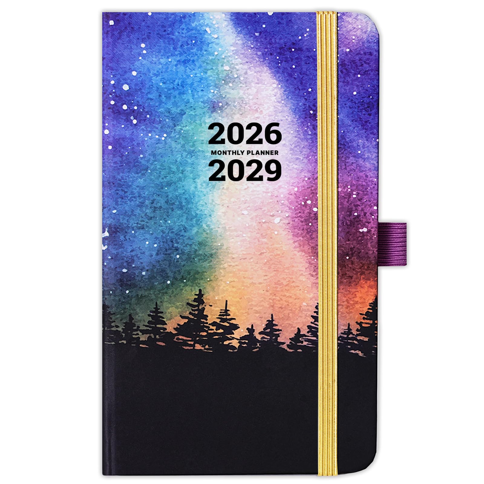 Photo 1 of 2026-2029 Pocket Planner/Calendar - 3 Year Monthly Planner 2026-2029 from July 2026 - June 2029(36 Months), 3.8" x 6.3", Inner Pocket, Pen Holder & Elastic Closure - Colorful