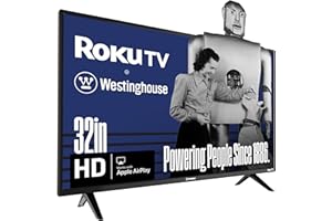 Westinghouse Roku TV - 32 Inch Smart TV, HD Television with Wi-Fi Connectivity and Mobile App, Flat Screen, Bluetooth, Compatible with Apple AirPlay, Alexa and Google Assistant