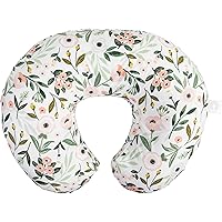 Boppy Original Nursing Support,FKA Boppy Nursing Pillow,Pink Garden,Ergonomic Breastfeeding,Bottle Feeding,and Bonding,with F