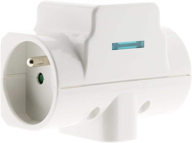 - Triplite Protetor contra Surtos 2x 16A 2P+T + 1x6A 2P - Branco