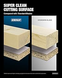 CRALY 12 Inch 80 Teeth Fine Finish Wood Cutting