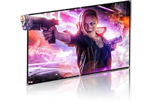 Professional Projector Screen, Home Theater Display, Portable Presentation Screen for Indoor, Outdoor Cinema