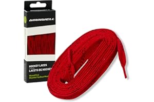 Winnwell Waxed Hockey Skate Laces - Ice Hockey & Roller Blade Skates Laces, Multiple Lace