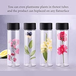 Tanlade 24 Pcs Clear Plastic Bottles Empty Sensory