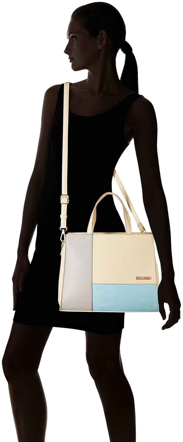 caprese tyler women's satchel (off white) ()