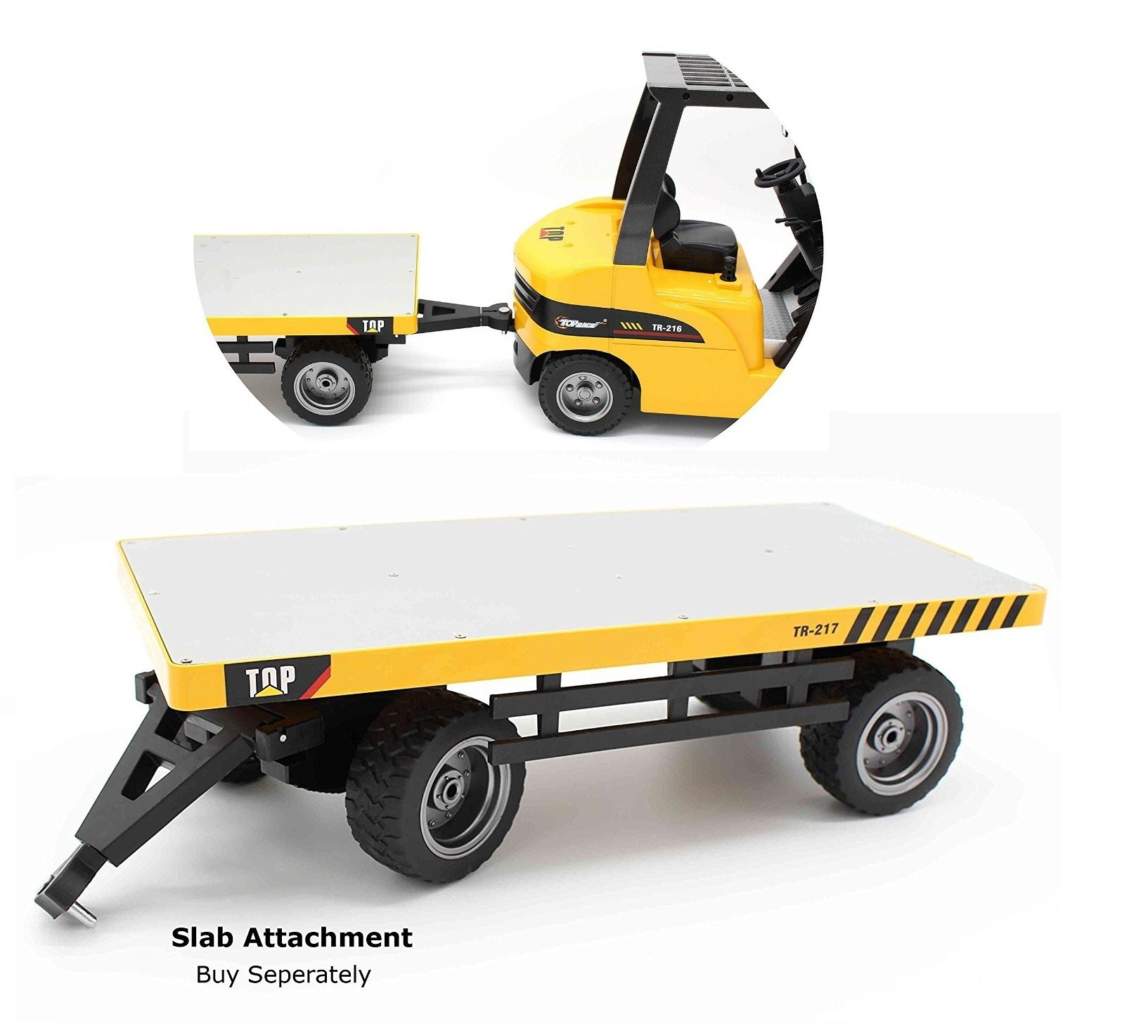 Top Race JUMBO Remote Control Forklift 13 Inch Tall Pallet Truck Toy, 8