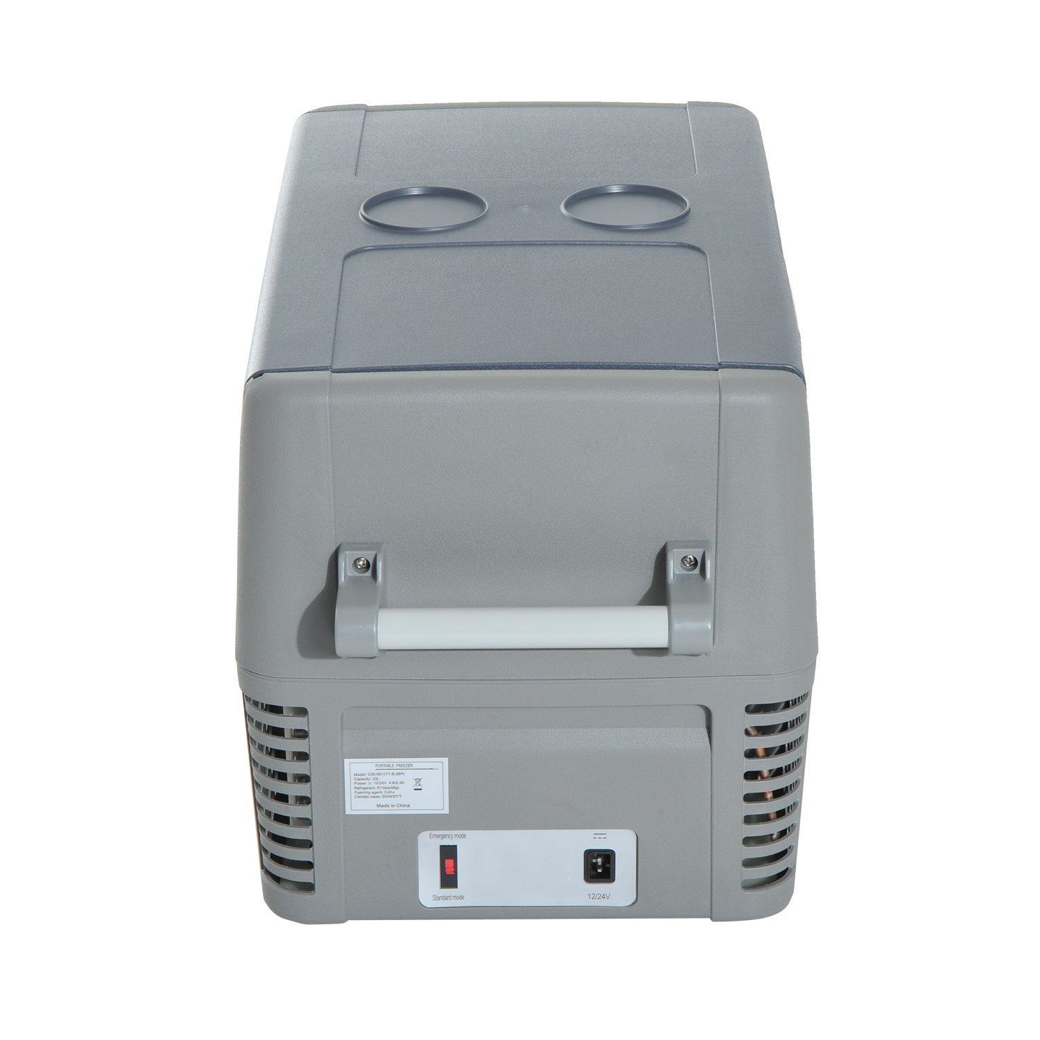 Outsunny Portable Electric Cooler Refrigerator/Icebox Freezer 35 Quart Pricepulse