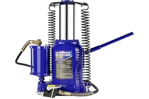 MAOTIFEYS Air Hydraulic Bottle Jack 32 Ton Manual for Auto Truck RV Repair. Automotive Lift Tools Heavy Duty Truck (Blue-32 Ton)