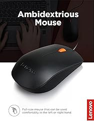 Lenovo 300 USB Combo, Full-Size Wired Keyboard