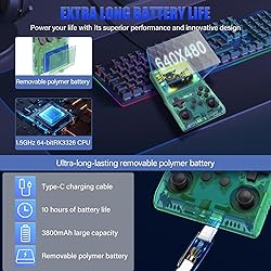 30000 Games in 1Handheld Game Console,3.5-Inch IPS