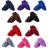 10 Pairs Shoe Covers, Soft Thickened Boot Shoe Covers, Non Slip Shoe Covers Reusable, Durable Washable Shoe Covers for Indoors Home Office
