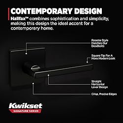 Kwikset Halifax Interior Passage Door Handle, Lever