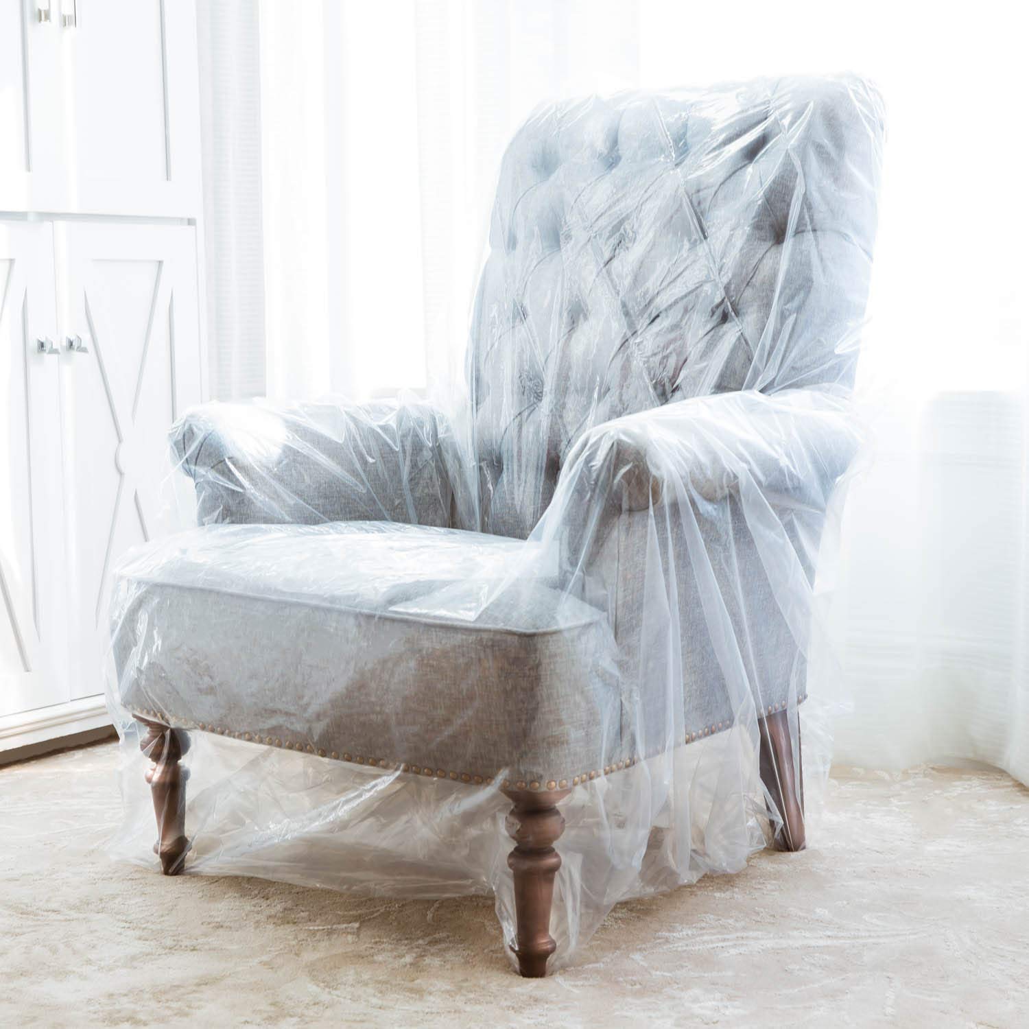 Linenspa Heavy Duty 6 mil Mattress Bag for Moving, Storage and Disposal - Full/Full XL/Queen