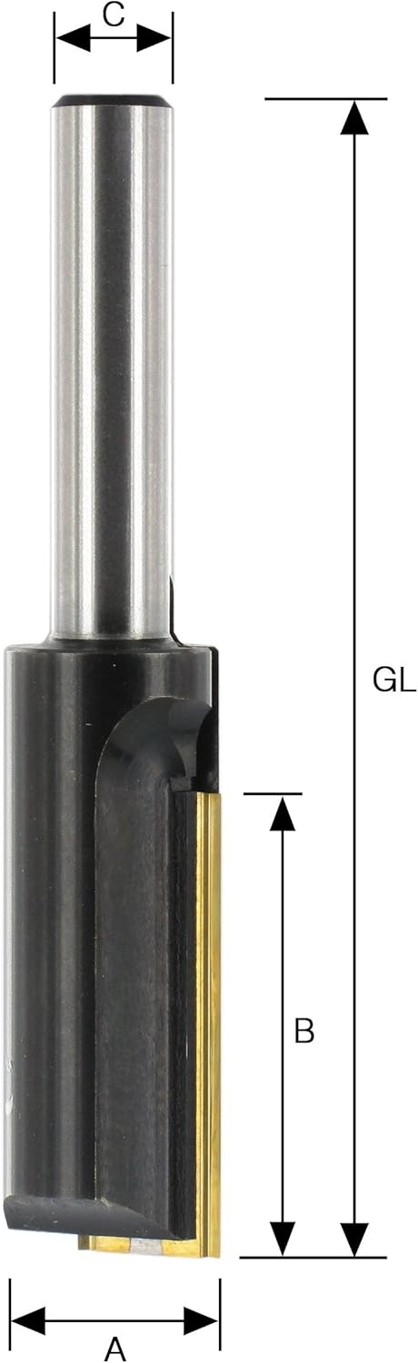 ENT 20050 Reversible Knives - Straight Cutter TC Shank (S) 8 mm, Diameter (D) 20 mm, NL 30 mm, Z1, GL 74 mm - Image 4