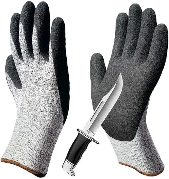 2 Pairs Cut Resistant Gloves for Kitchen, Mandolin Slicing, Fish Fillet