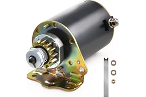 San-IgniteX Briggs and Stratton Starter 12V CCW 14T Steel Gear Starter Motor – Replacement for 7-18HP Engines – Fits Models Using 693551, 693552, 410-22028, 5932, 435-198, 12954, RS41083, SBS0030