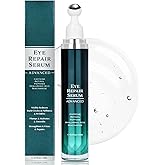 Under Eye Cream for Dark Circles and Puffiness, Eye Serum with Caffeine, Retinol, Peptides & Hyaluronic Acid.