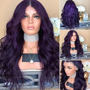 Majglge Peluca Larga De Pelo Sintético Para Cosplay Color