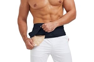 HEAGIMED Ostomy Belt, Ostomy Supplies, Ostomy Support Belt for Ostomy Bag Inner Pocket to Hold Ostomy Pouch for Men & Women, Ostomy Bag Cover for Sport & Swiming - Medium