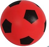 HTI Red Foam Football Size 5 20cm Indoor Outdoor Soft Sponge Ball view 2
