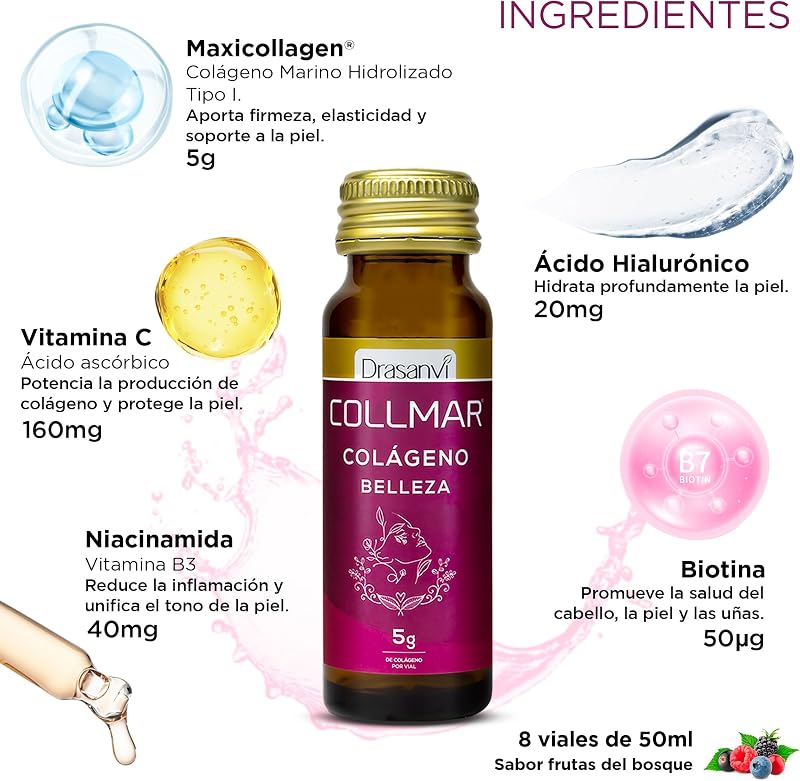 Drasanvi Collmar Ácido Hialurónico Líquido Bebível Vitamina C