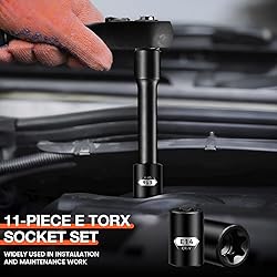 BLACKROBOT E Torx & Star Socket Set With