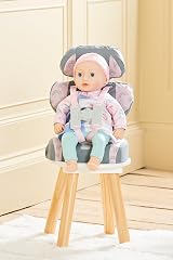 Casdon Grey Car Booster Seat for Dolls up to 35cm 3+ Age view 2