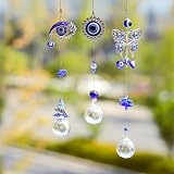 HDCRYSTALGIFTS 3PCS Evil Eye Suncatchers with Crystal Prisms view 4
