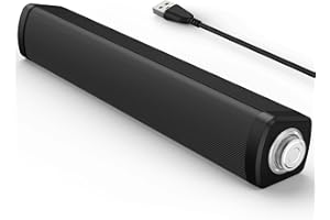 LENRUE Computer Speakers for Desktop Monitor, PC Speakers with Knob Control, Bluetooth Connect, USB Powered for Computer, PC, Laptop