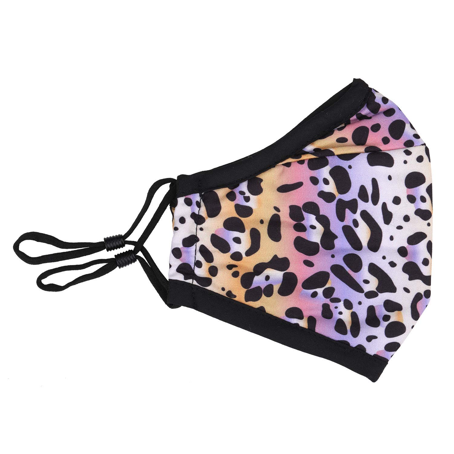 Trimming Shop Reusable Face Mask Washable Face Covering Bandana Face Mask, 3 Layer Cotton Face Mask Breathable Fashion Face Mask for Protection Against Pollution, Mix Colour, 10pcs