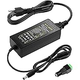 24V 6A Power Supply Adapter,100-240V AC to DC 24V 6A 144W Power Adapter 5.5mm x 2.1mm DC Output Jack 24V Volt AC Power Supply