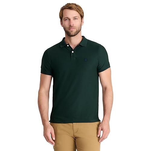 IZOD Men's Advantage Performance Short-Sleeve Polo Shirt, Wild Fern, Small