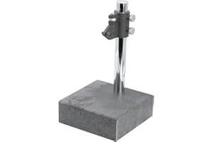 CME TOOLS Granite Check Comparator Stand, Fine Adjustment, 6" x 6" x 2", 0.00005" Flatness Tolerance