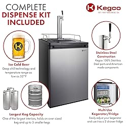 Kegco Kegerator Full Size Keg Refrigerator - Single