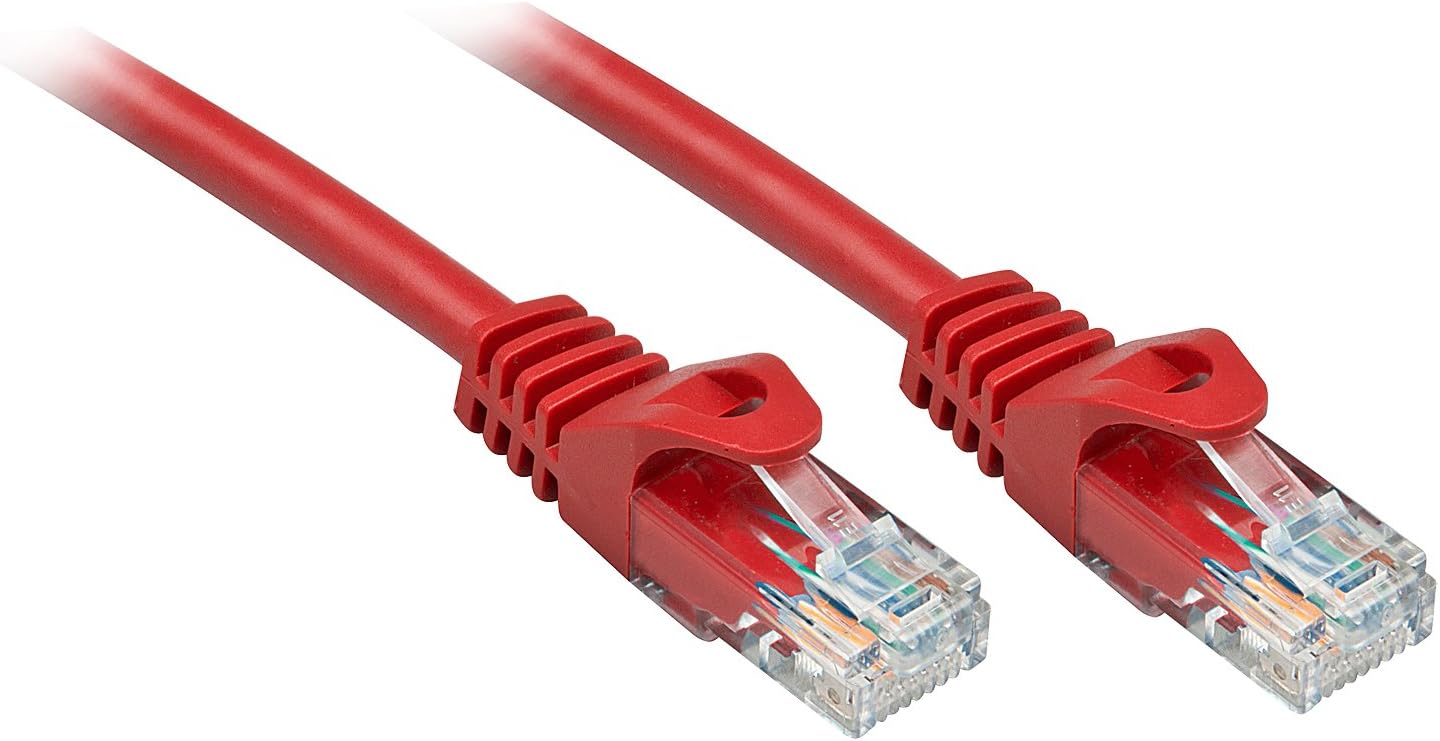 Lindy Basic Network Cable Cat. 6 U/UTP 10 m red