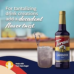 Torani Coffee Syrup, Lavender Flavored Syrup for