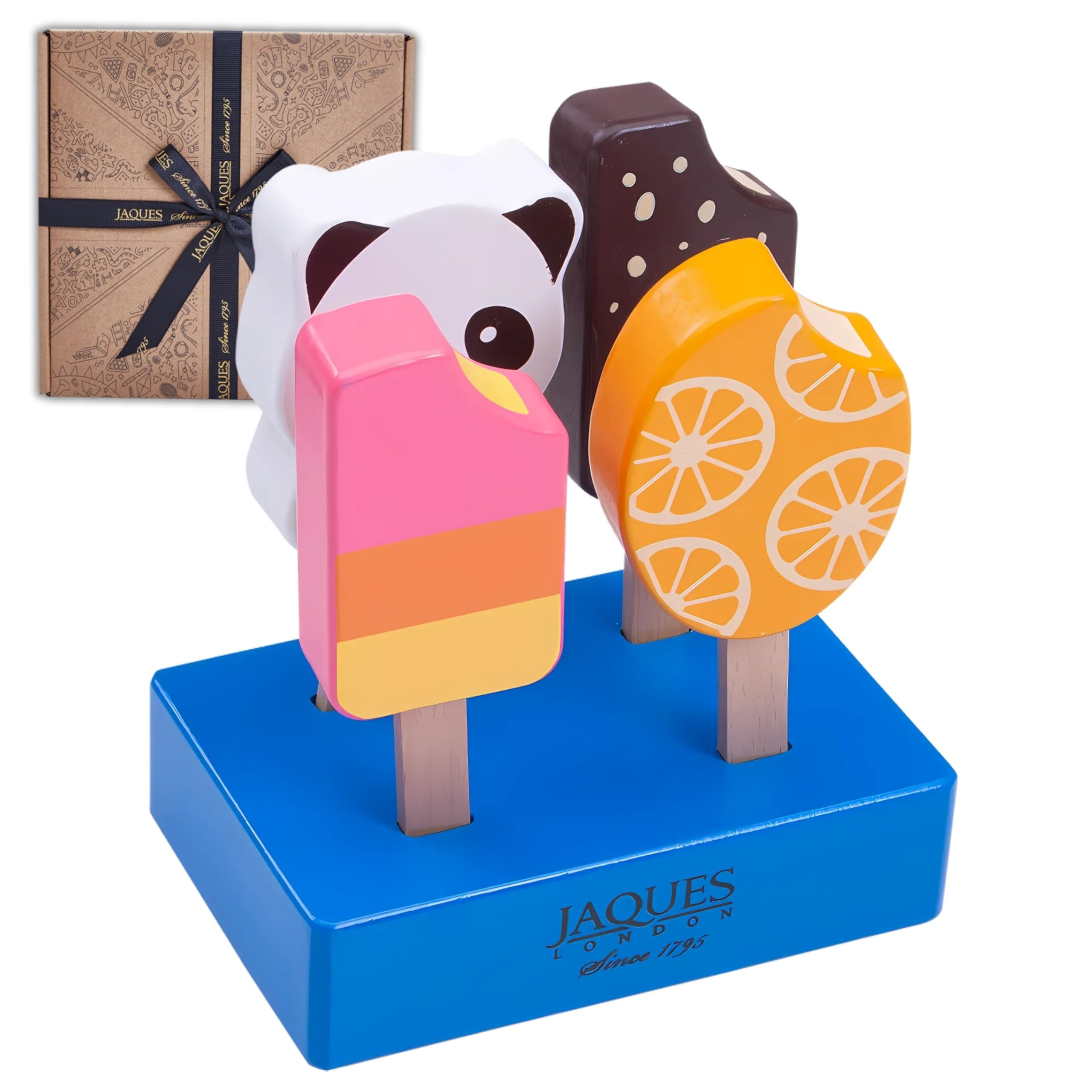 Jaques of London Ice Cream Toys for Kids | Wooden Play Food Toys for 3 4 5 6 Year Old Girls and Boys | Pretend Play | Quality Wooden Toys | Since 1795