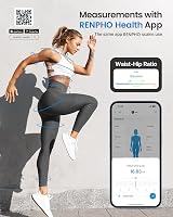 RENPHO Smart Body Tape Measure 59in/150cm for Weight Loss & Fitness view 3