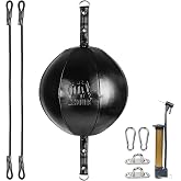 InnoLife Double End Punching Ball Striking Punching Bag Kit, Speed Striking Reflex Kit with Bungee Cords Perfect for Reaction, Agility, and Hand Eye Coordination Training