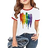 Ithalt Pride Tank Top for Women LGBT Rainbow Flag Shirt Love Heart Graphic Tee Lesbian Gay Pride Sleeveless Vest