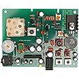 AM Transmitter Kit,Radio Medium Transmitter Adjustable 530‑1600KHZ DIY for School Experiment, 20‑500 MW, 2‑5m Antenna, 3.5mm Sound Input, PCB Material