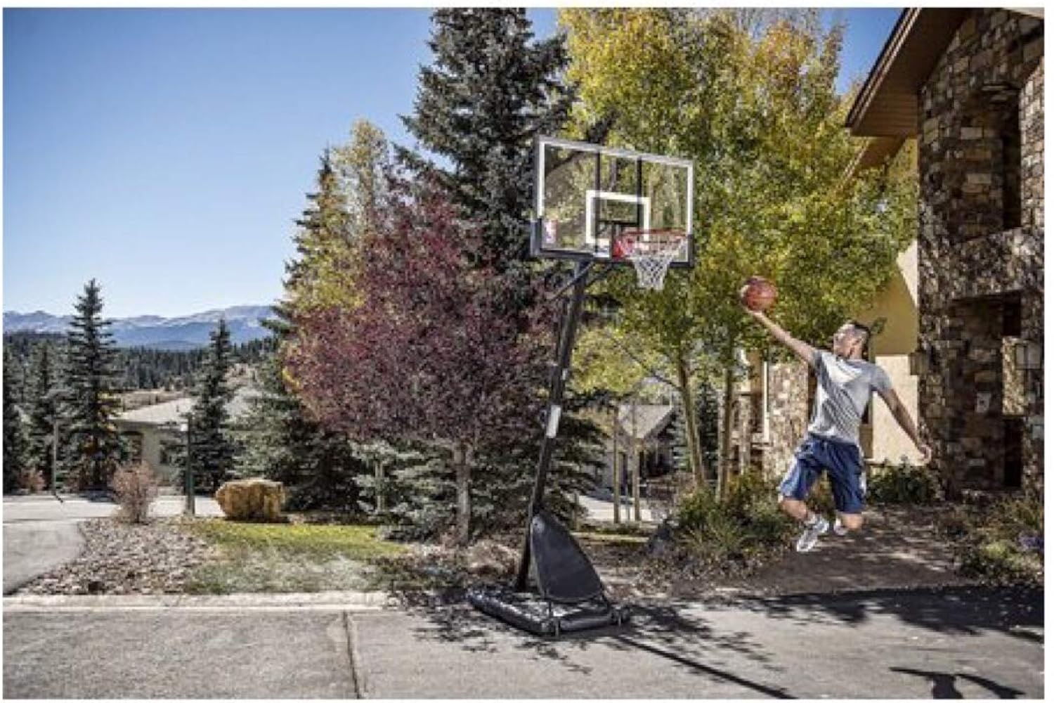 spalding 54 inch polycarbonate portable