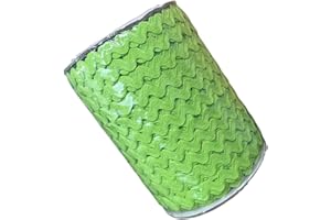 AUNHIRU Multiple Colors Available Rick Rack Trim for Crafting and Sewing, 10yards (Green)